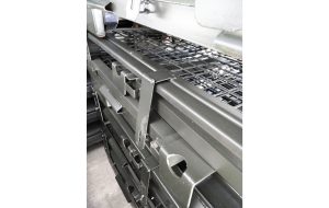 Metalowa składana skrzyniopaleta typu Gitterbox 1240x835x970 mm